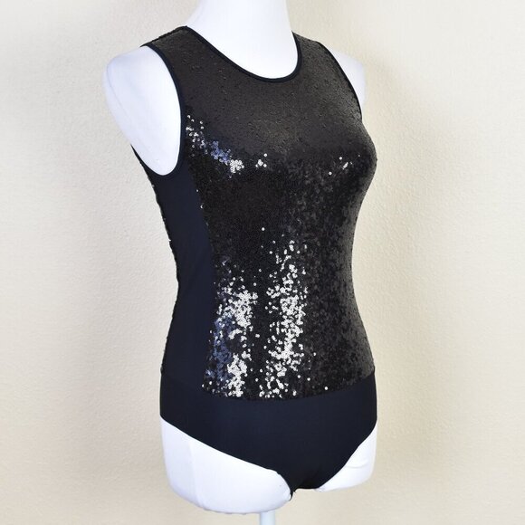 Commando Sequin Bodysuit Black NEW S - Picture 6 of 9